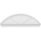 Ekena Millwork Segment Arch 3 Spoke Architectural Grade PVC Combination Pediment, 78"W x 26-3/8"H x 2-3/4"P PEDPC078X265SEG03 - alternate 6